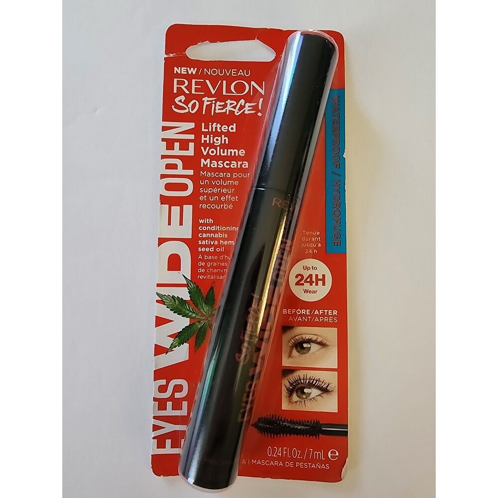 Revlon So Fierce! High Volume Waterproof 24Hr Mascara With Cannabis #104 Black